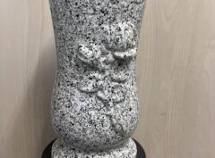 Ваза-V2-роза-светло-серая-15×29см