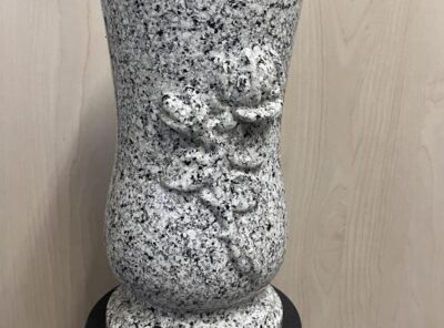 Ваза-V2-роза-светло-серая-15×29см