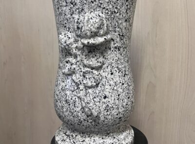 Ваза-V2-роза-светло-серая-15×29см