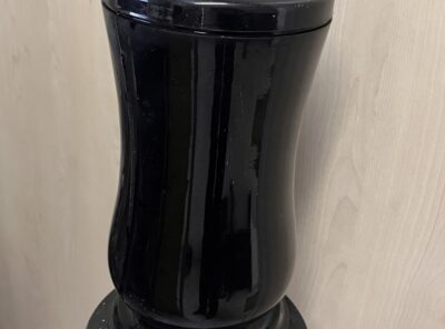 Ваза-V5-черная-14×29см