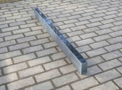 Hauapiire must 125x5x10cm